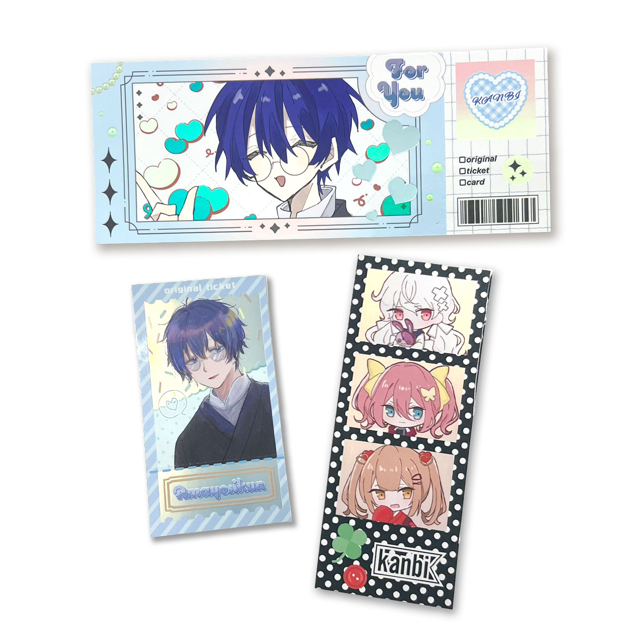 オーロラチケット風カード