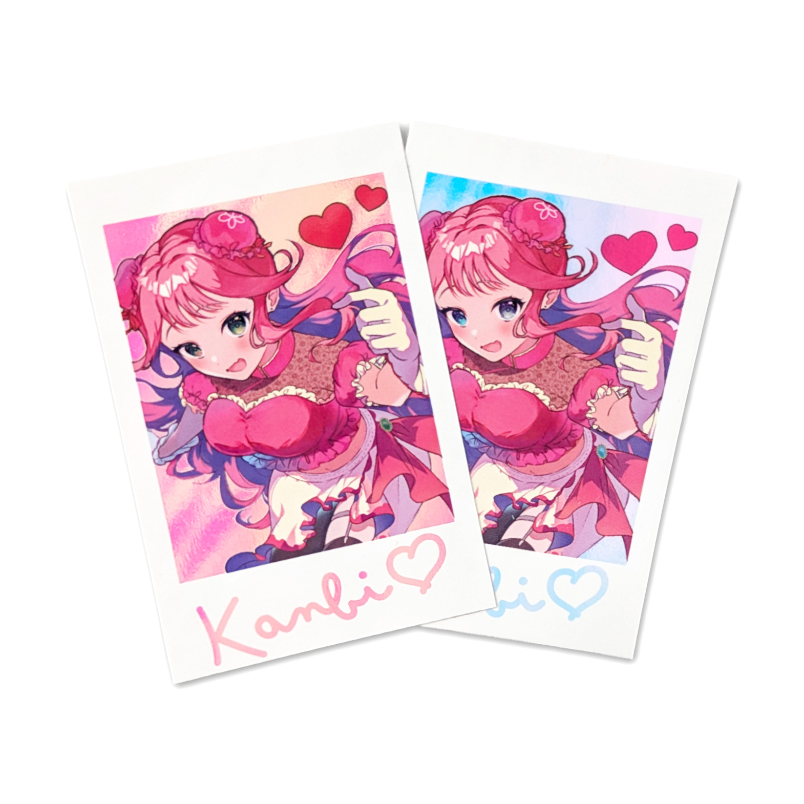 オーロラチェキ風カード